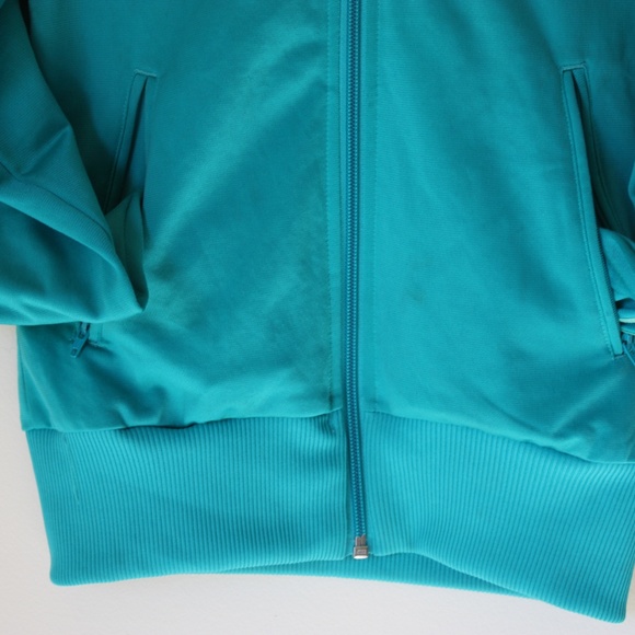 Teal Green Adidas Trefoil Track Jacket XS - Picture 3 of 7